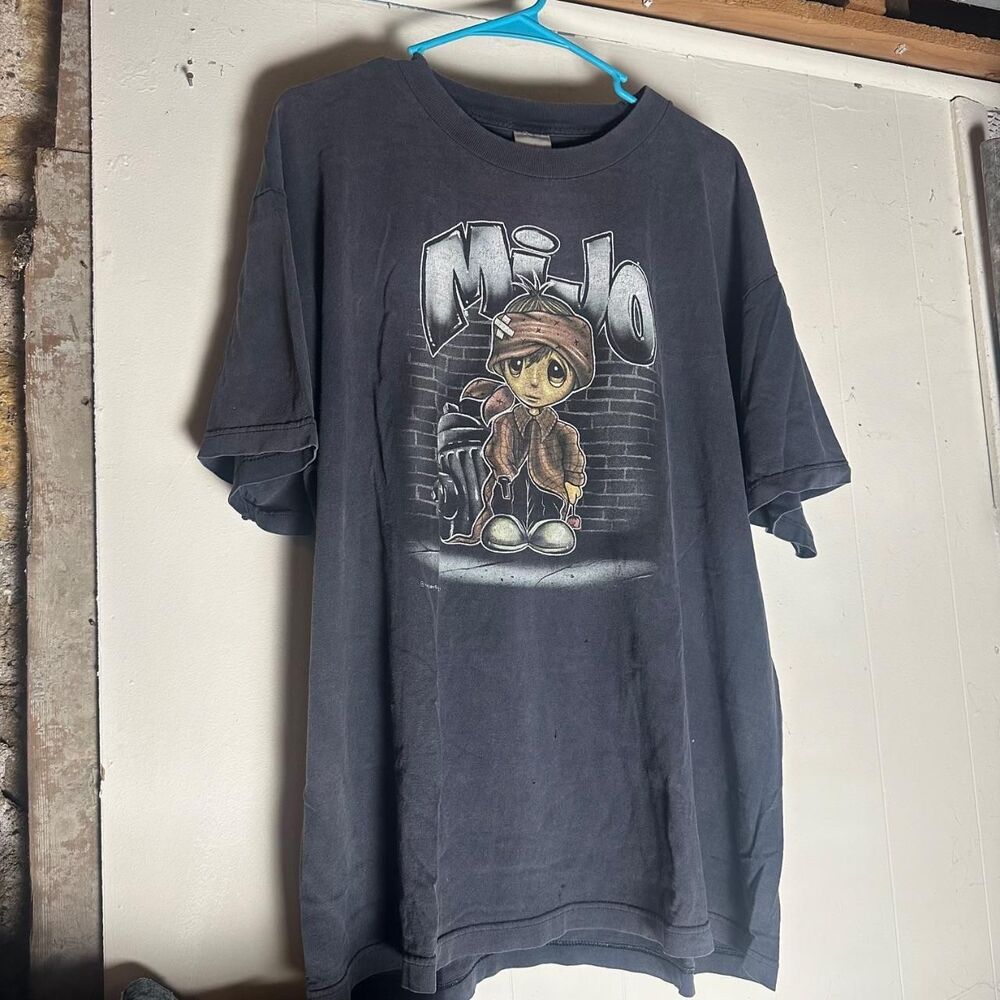 Murina Men's Black and Grey T-shirt